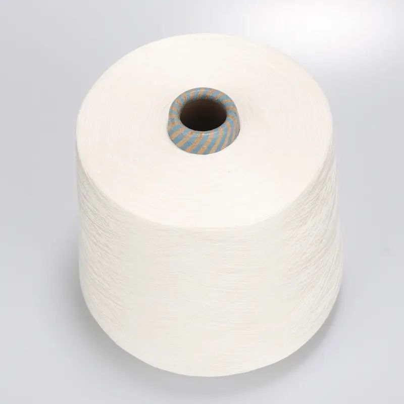 32S 80% polyesteri 20% bambu kompakti siro kehruu sekoitettu lanka pyyhkeelle